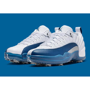 Nike Air Jordan 12 Low Retro Golf French Blue Sneakers DH4120-101 Mens Size 8